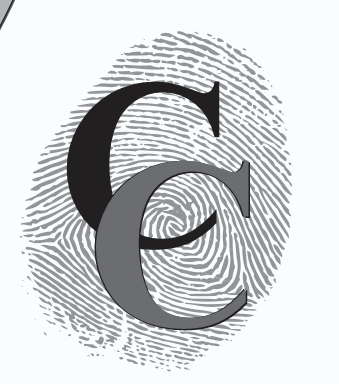 Consumer Cop fingerprint CC logo